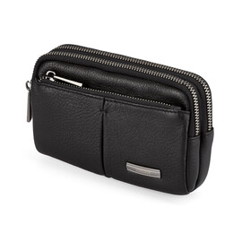 Чоловіча сумка з натуральної шкіри LeGRAND collection 407-37 чорна, фото 