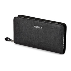 Кожаный мужской клатч из нарезной кожи LeGRAND collection 029-1 Black чёрный, Цвет: Черный, фото 