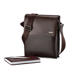 Чоловіча сумка з натуральної шкіри LeGRAND collection 319-4 Brown коричнева, Колір: Коричневий, фото 