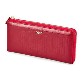 Женский кошелек - клатч из натуральной кожи Moro&Jenny 59047 E Red красный, Цвет: Красный, фото 