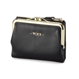 Кожаный женский кошелек  TUMI 1057 A Black чёрный, Цвет: Черный, фото 