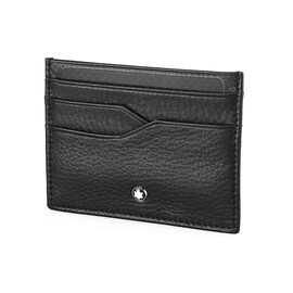 Картхолдер для карточек из натуральной кожи Мont Blanc 2818 чёрный, фото 