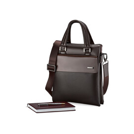 Вертикальна чоловіча сумка з натуральної шкіри LeGRAND collection 319-2 Brown коричнева, Колір: Коричневий, фото 