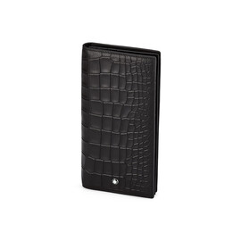 Мужское портмоне из натуральной кожи Мont Blanc 8847A чёрный, фото 