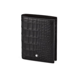 Кожаное мужское портмоне Мont Blanc 8847B чёрный, фото 