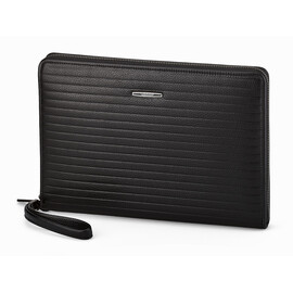 Шкіряна папка LeGRAND collection 7505-1A формату А5 чорна, фото 