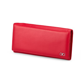 Кожаный женский кошелек Salvatore Ferragamo 8084 E Red красный, Цвет: Красный, фото 