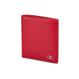 Женский кошелек из натуральной кожи Salvatore Ferragamo 8091 E Red красный, Цвет: Красный, фото 