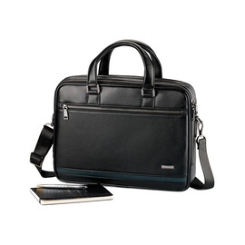 Кожаная сумка для документов и ноутбука  LeGRAND collection 3623-1 чёрная, фото 