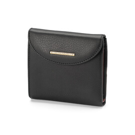 Женский кошелек из натуральной кожи Nicole Richie 1513 A чёрный, Цвет: Черный, Тип и  фактура кожи: гладкая, фото 