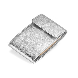 Визитница из натуральной кожи LeGRAND collection V05 S серебристый, Цвет: Серебристый, фото 