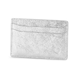 Картхолдер для карточек из натуральной кожи LeGRAND collection V06 S серебристый, Цвет: Серебристый, фото 