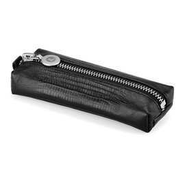 Містка ключниця з натуральної шкіри LeGRAND collection V11-041 чорна, Колір: Чорний, Тип і фактура шкіри: під рептилію, фото 