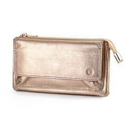 Жіночий гаманець із натуральної шкіри LeGRAND collection V20 G золотистий, фото 
