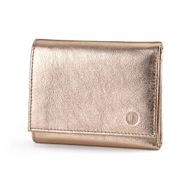Жіночий гаманець з натуральної шкіри LeGRAND collection V21 G золотистий, фото 