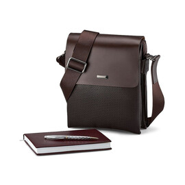 Мужская сумка из натуральной кожи LeGRAND collection 319-4 Brown коричневая, Цвет: Коричневый, фото 