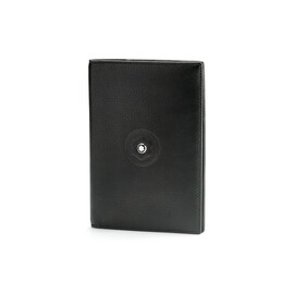 Кожаная обложка для паспорта и карточек Мont Blanc 3011 чёрная, фото 