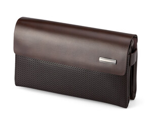 Мужская барсетка - клатч из натуральной кожи LeGRAND collection 136-1 Brown коричневая, Цвет: Коричневый, фото 