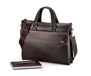 Мужская сумка - портфель из натуральной кожи LeGRAND collection 319-1 Brown коричневая, Цвет: Коричневый, фото 