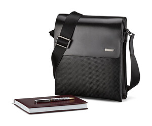 Мужская сумка из натуральной кожи LeGRAND collection 319-4 Black чёрная, Цвет: Черный, фото 