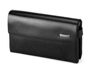 Мужская барсетка - клатч из натуральной кожи LeGRAND collection 136-1 Black чёрная, Цвет: Черный, фото 