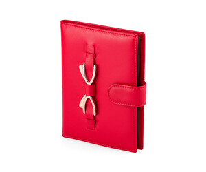 Женская обложка для документов из натуральной кожи Nikole Richie 1407 E Red красная, Цвет: Красный, фото 