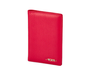 Кожаная обложка для паспорта TUMI 1055 E Red красная, Цвет: Красный, фото 