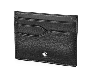 Картхолдер для карточек из натуральной кожи Мont Blanc 2818 чёрный, фото 
