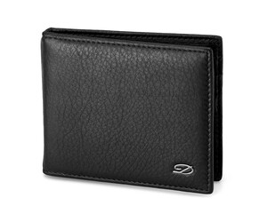 Мужской зажим для денег из натуральной кожи S.T. Dupont 4-457 чёрный, фото 