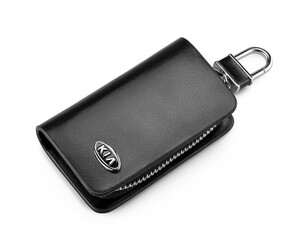 Ключница для автомобильных ключей KIA 610 чёрная, фото 