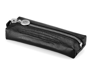 Вместительная ключница из натуральной кожи LeGRAND collection V11-041 чёрная, Цвет: Черный, Тип и  фактура кожи: под рептилию, фото 