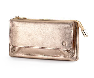 Жіночий гаманець із натуральної шкіри LeGRAND collection V20 G золотистий, фото 