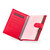 Женская обложка для документов из натуральной кожи Nikole Richie 1407 E Red красная, Цвет: Красный, фото , изображение 2