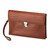 Чоловіча барсетка - клатч з натуральної шкіри Мont Blanc 8655-2 Brown рудий, Колір: Коричневий, фото 
