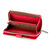 Шкіряний жіночий гаманець на блискавці Burberry 5633 E Red червоний, Колір: Червоний, фото , зображення 2