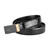 Кожаный мужской ремень с автоматической пряжкой LeGRAND collection 1631-4 (067) чёрный, фото 