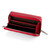 Місткий шкіряний жіночий гаманець Burberry 5638 E Red червоний, Колір: Червоний, фото , зображення 4