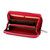 Жіночий гаманець зі шкіри вищого сорту на блискавці Burberry 5636 E Red червоний, Колір: Червоний, фото , зображення 2