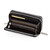 Вместительный кожаный женский кошелек Burberry 5638 A Black чёрный, Цвет: Черный, фото , изображение 2
