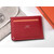 Картхолдер из натуральной кожи Hermes 219 Red красный, Цвет: Красный, Тип и  фактура кожи: зернистая, фото 