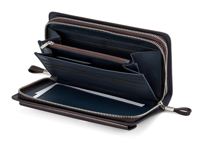 Кожаный мужской клатч LeGRAND collection 022-2 коричневый, фото , изображение 2