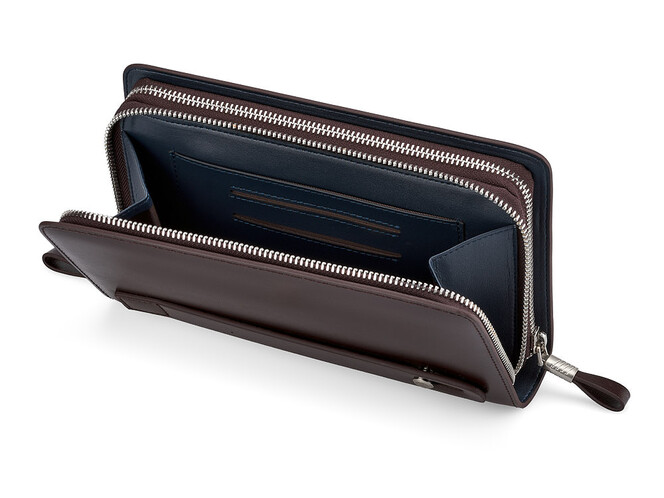 Кожаный мужской клатч LeGRAND collection 022-2 коричневый, фото , изображение 4