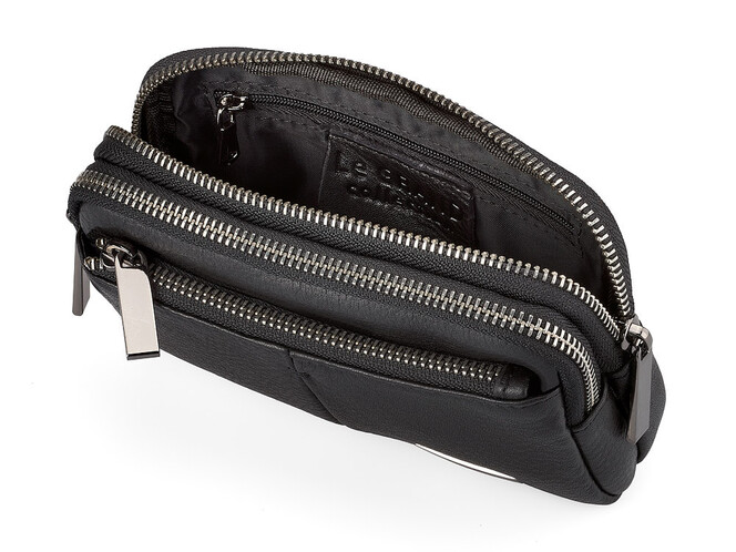 Чоловіча сумка з натуральної шкіри LeGRAND collection 407-37 чорна, фото , зображення 4