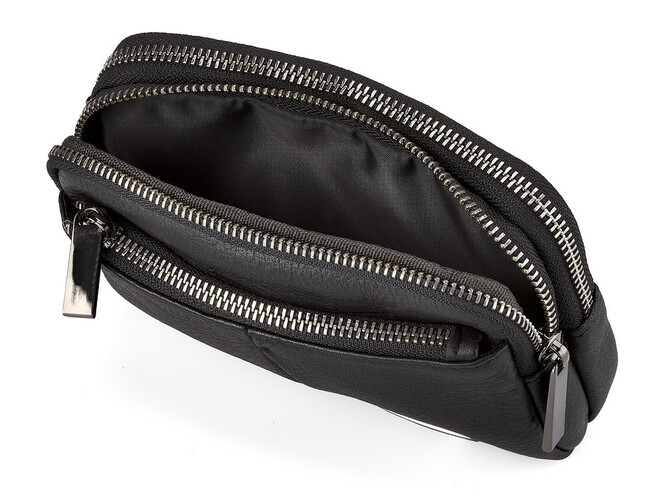 Чоловіча сумка з натуральної шкіри LeGRAND collection 407-37 чорна, фото , зображення 3