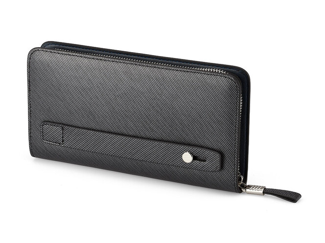 Мужской клатч из натуральной кожи LeGRAND collection 020-1 графит, фото , изображение 3