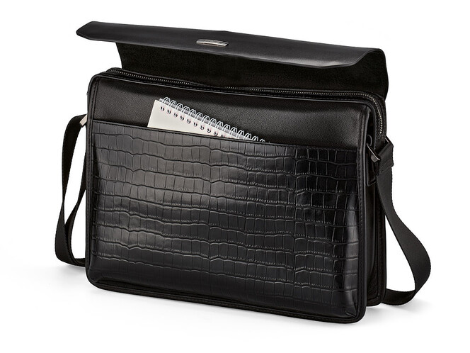 Сумка мужская из натуральной кожи LeGRAND collection 1589-2 чёрная, фото , изображение 5