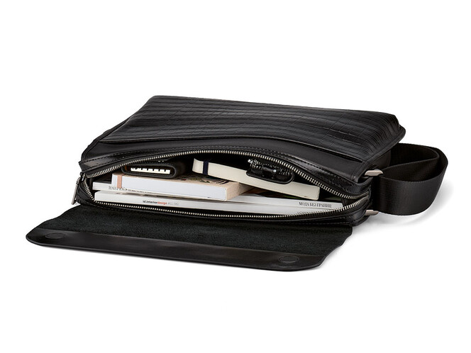 Сумка мужская из натуральной кожи LeGRAND collection 1589-2 чёрная, фото , изображение 2