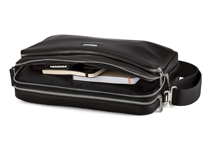 Сумка мужская из натуральной кожи под формат А4 LeGRAND collection 3506-2 чёрная, фото , изображение 4