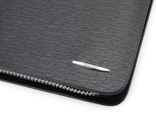 Чоловічий клатч з натуральної шкіри LeGRAND collection 3018 чорний, фото , зображення 6