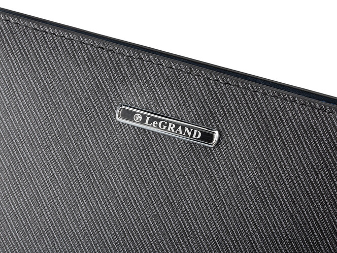 Мужской клатч из натуральной кожи LeGRAND collection 020-1 графит, фото , изображение 5